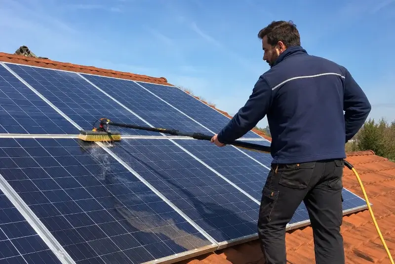 Nettoyage et entretien de panneaux solaires à Saint-Avit
